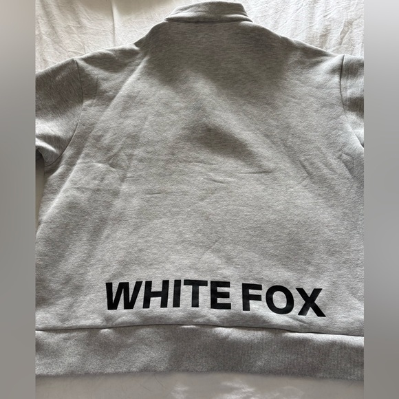 White Fox Caught Up With You Zip Front Sweater - Picture 5 of 11